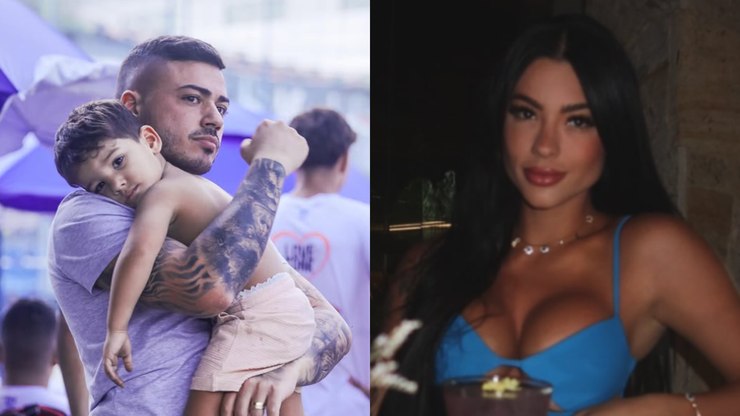 Namorada de Belo é acusada pelo ex-namorado de abandonar o filho