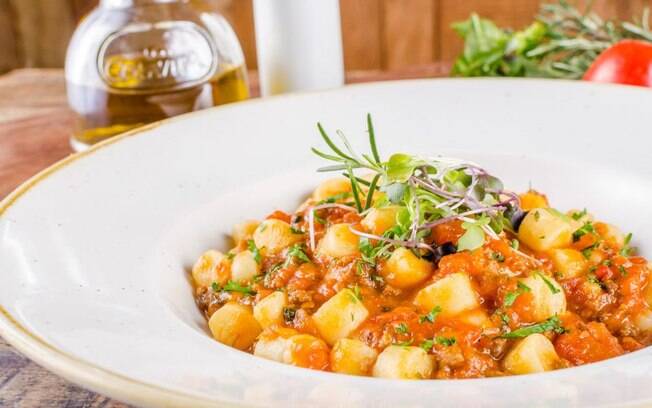 Foto da receita Gnocchi Pomodoro pronta.