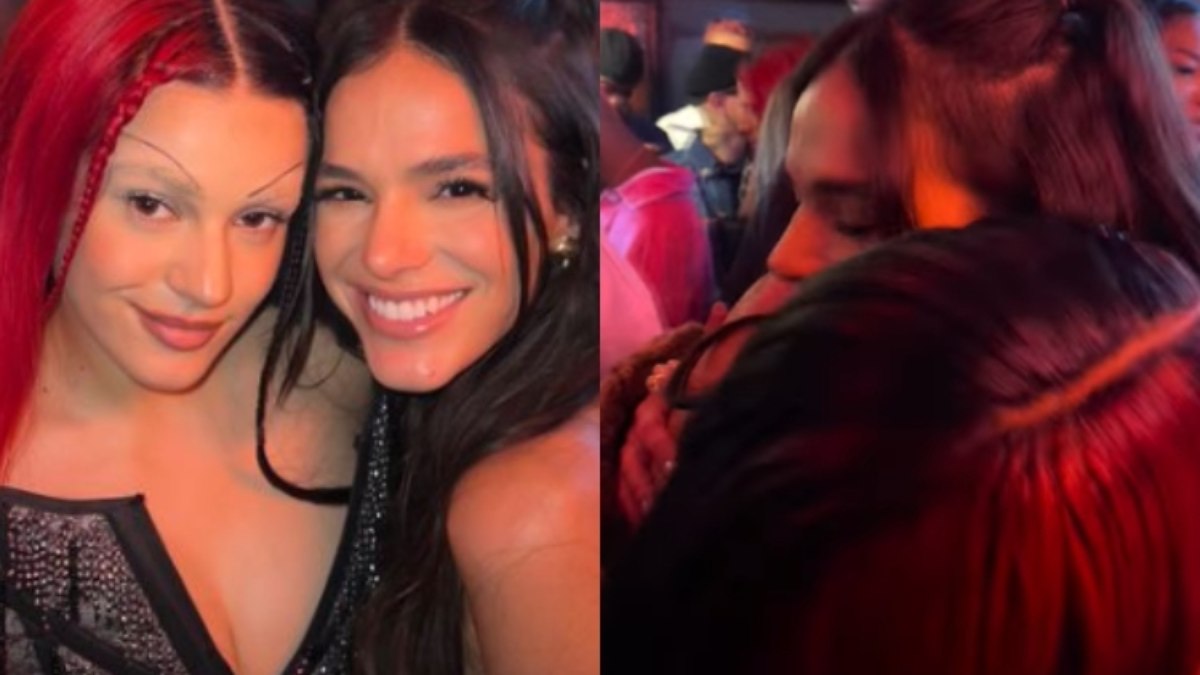 Bruna Marquezine e Rosália em show