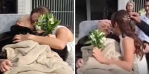 Avó internada acompanha casamento da neta em UTI móvel