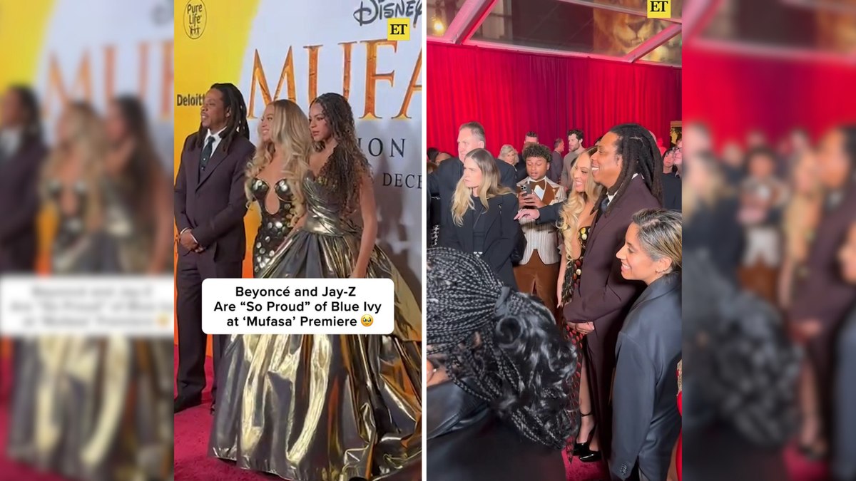 Jay-Z ignora acusação de assédio e surge com a família em première de 'Mufasa: O Rei Leão'