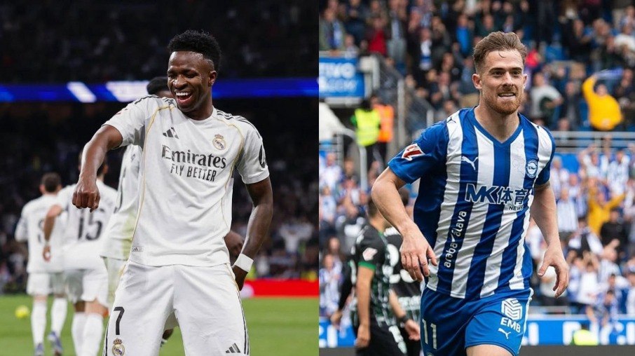 Vini Jr e Toni Martínez são destaques de Real Madrid e Alavés