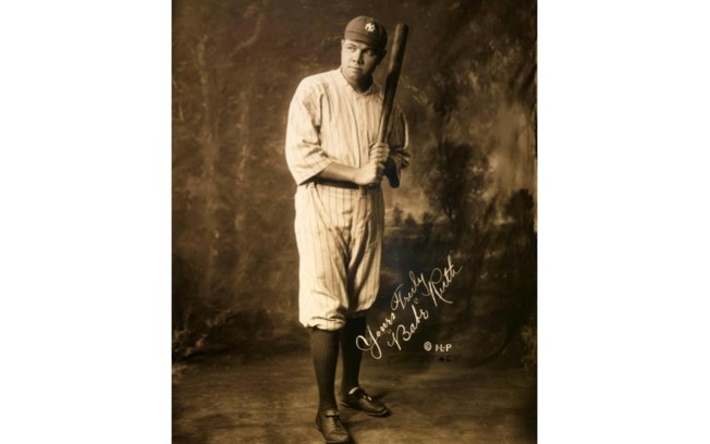 Foto de Babe Ruth em 1920