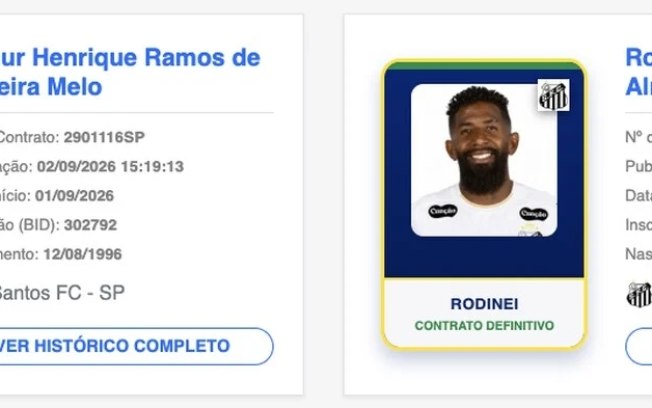 Arthur já treina com os companheiros no Santos