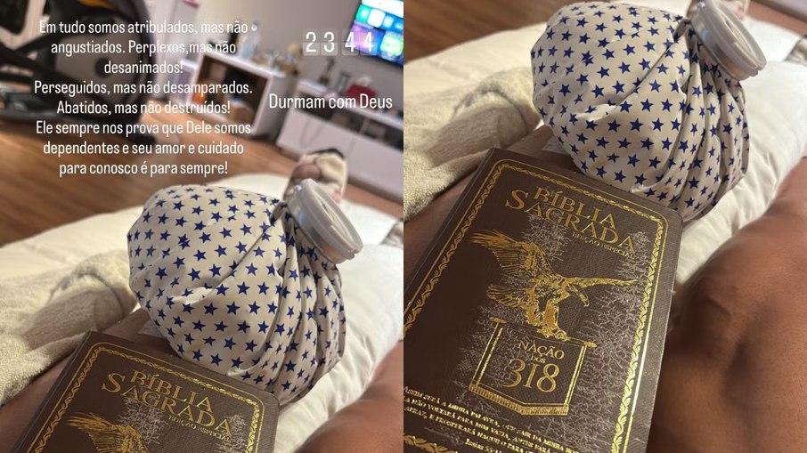 Gracyanne posta mensagem religiosa