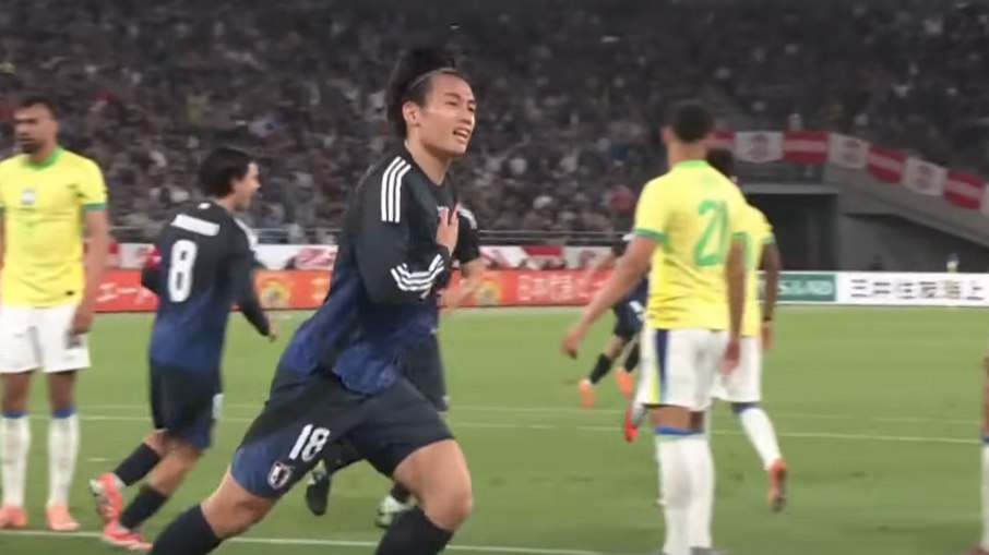 Gol da virada do Japão foi de Ueda