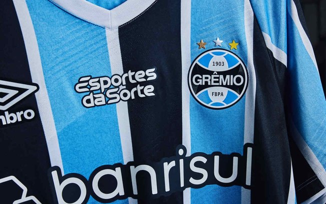 Nova primeira camisa do Grêmio para a temporada