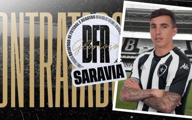 Botafogo anuncia a contratação de Saravia, a terceira na Era Textor