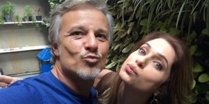 Leticia Spiller faz homenagem a Marcello Novaes: "Cara incrível"