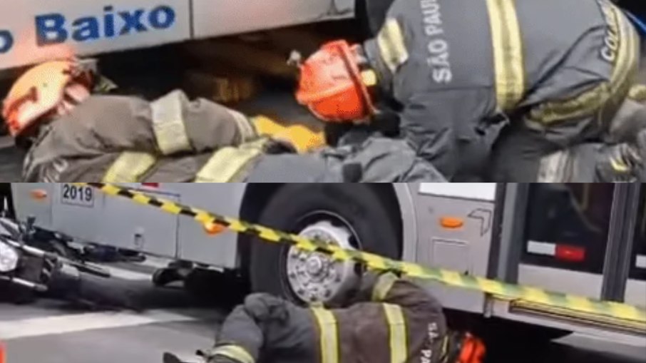 Motociclista morre após colidir com ônibus em São Paulo.