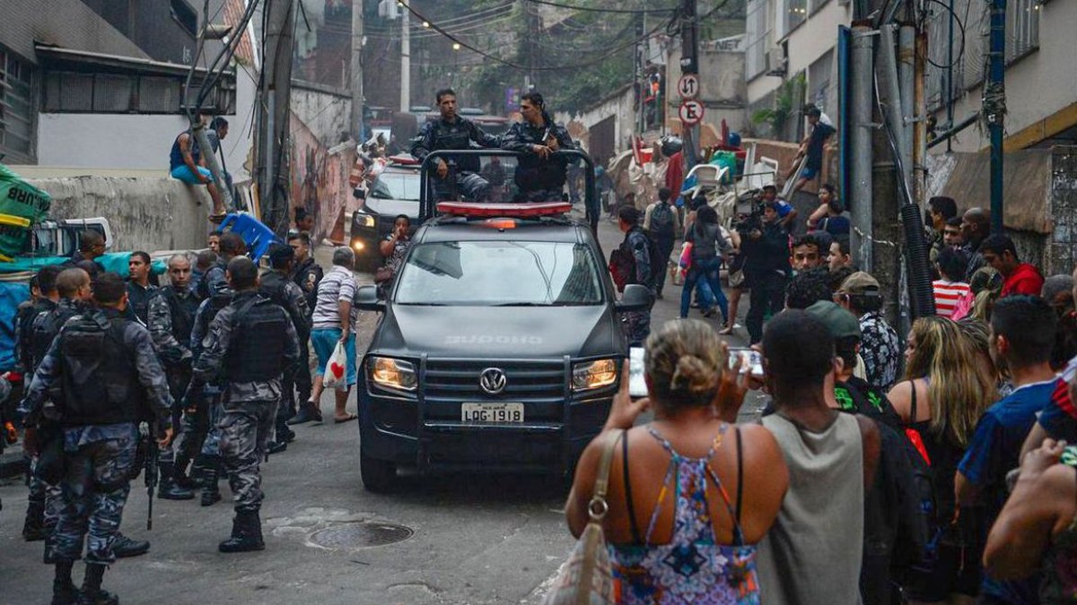 Ação policial em favela do Rio de Janeiro