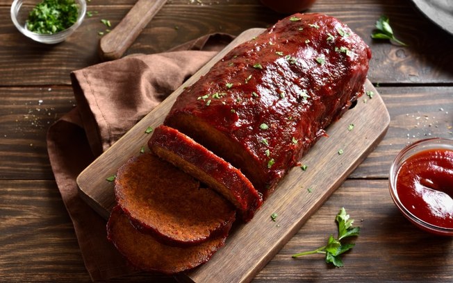 Bolo de carne perfeito para o jantar