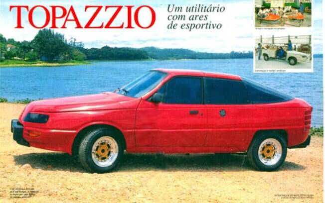 Misto de picape e esportivo, Engerauto Topazzio era feito com base na Ford Pampa por uma concessionária