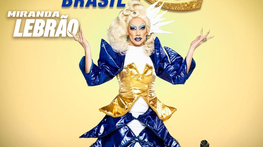 A drag Queen Miranda Lebrão  está na primeira temporada do 'Drag Race Brasil'