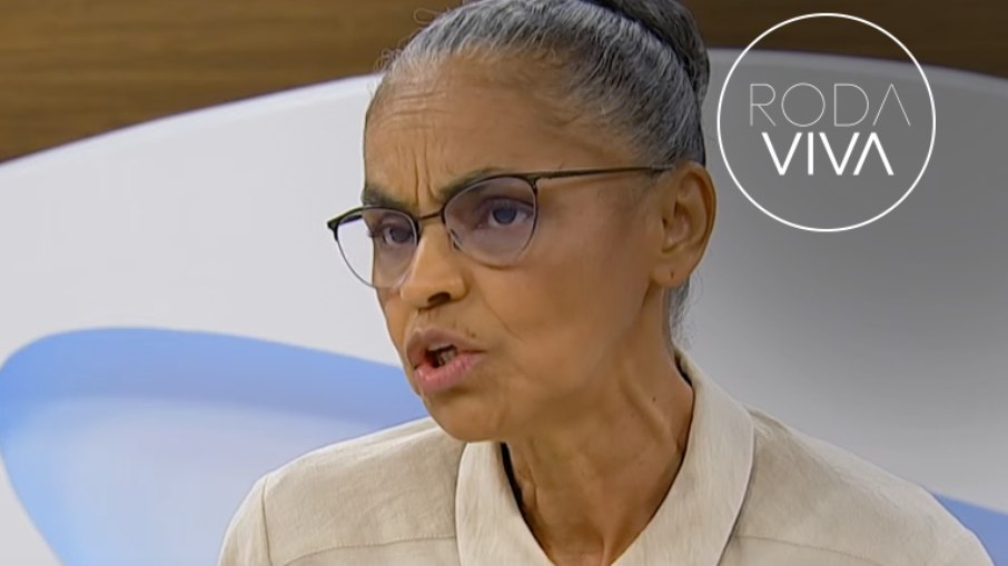 Marina Silva em entrevista ao Roda Viva. Marina Silva em entrevista ao Roda Viva.