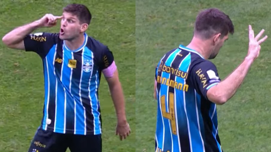 Gestos que geraram a expulsão de Kannemann