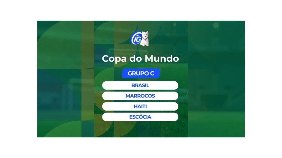 Brasil vai encarar Marrocos, Escócia e Haiti