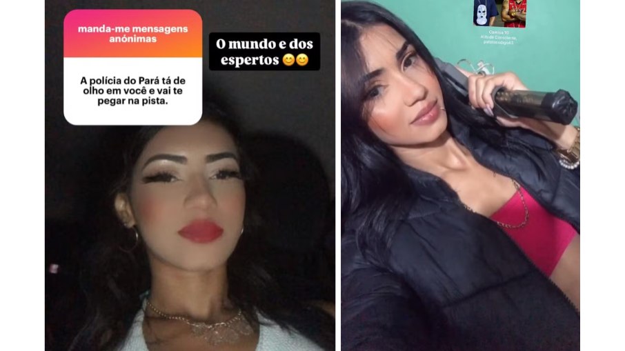 Bianca postava nas redes sociais debochando por ser foragida da polícia Bianca postava nas redes sociais debochando por ser foragida da polícia