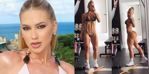 De biquíni, Virginia exibe corpo definido e divide opiniões