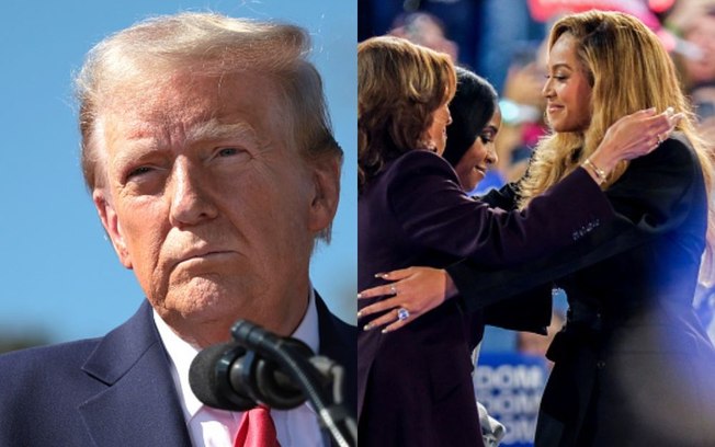 Trump ironiza apoio de Beyoncé a Kamala Harris em comício no Texas