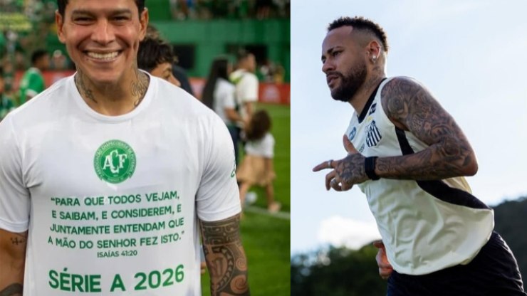Jogador da Chape festeja ausência de Neymar em duelo com o Santos
