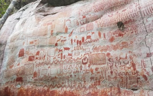 Pintura rupestre prova ocupação da Amazônia há mais de 12 mil anos