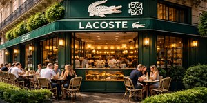 Lacoste inaugura um café oficial em Paris e vira ponto turístico