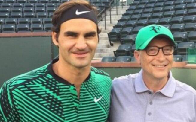 Roger Federer e Bill Gates formarão dupla em jogo beneficente na cidade de Seattle