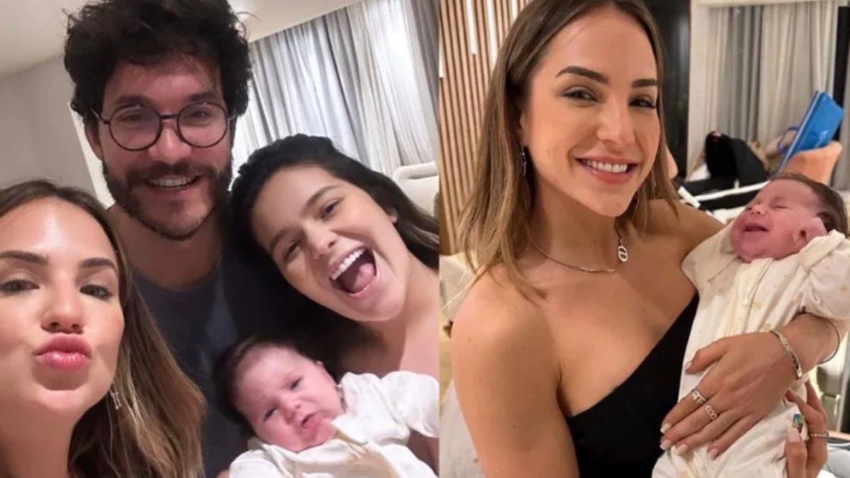 Gabi Martins visita filha de Viih Tube e Eliezer: 'Lua é perfeita'