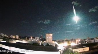 Veja vídeo da explosão de meteoro com brilho mais forte que o da lua