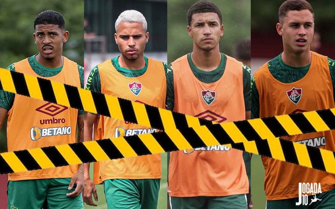 John Kennedy, Alexsander, Kauã Elias e Arthur foram os jogadores afastados pelo Fluminense 