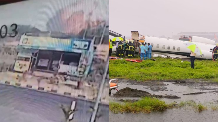 Avião cai durante tentativa de pouso e deixa 5 mortos na Índia