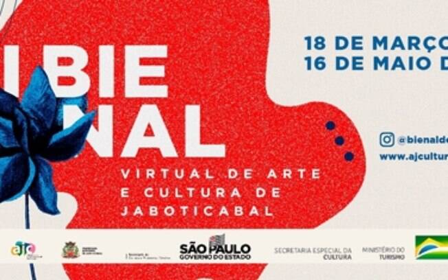 I Bienal Virtual de Arte e Cultura de Jaboticabal é prorrogada até 16 de maio