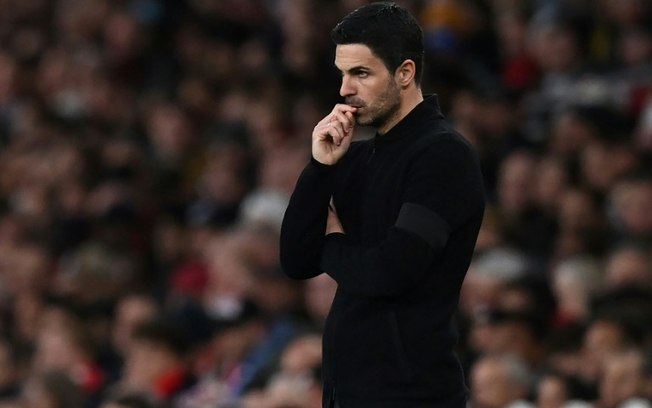 O técnico do Arsenal, o espanhol Mikel Arteta