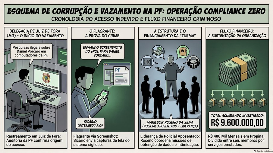 Dados do caso Master foram acessados em delegacia de MG
