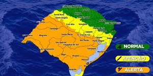 Sete rios podem subir com as chuvas no RS