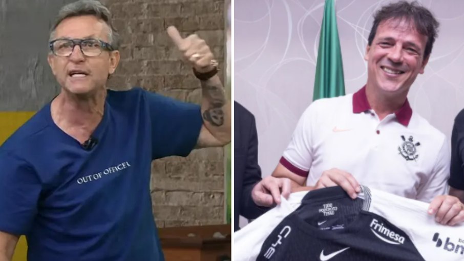 Neto desabafa após chegada de Fernando Diniz ao Corinthians Neto desabafa após chegada de Fernando Diniz ao Corinthians