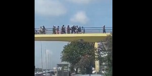 Homem é agredido após esfaquear mulher no Rio de Janeiro