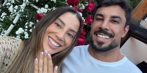 Renata Saldanha anuncia noivado com Maike Allan: "Sim mil vezes"