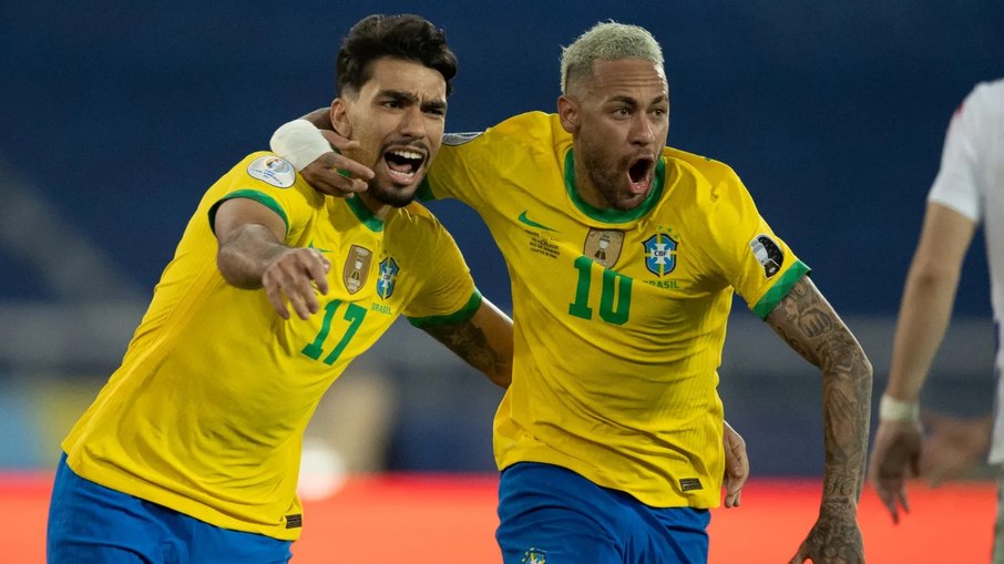 Lucas Paquetá e Neymar foram companheiros de Seleção Brasileira