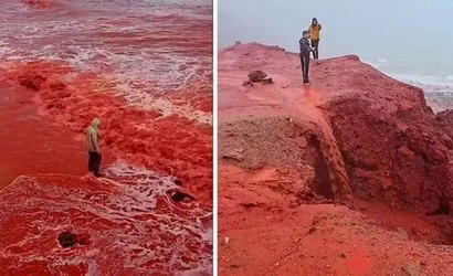 “Chuva de sangue” atinge o Irã e imagens impressionam