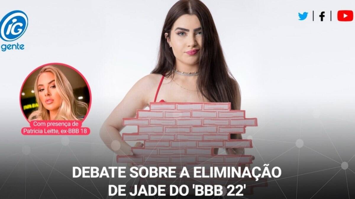 Ex-BBB Patrícia Leite comenta eliminação de Jade Picon com equipe do iG Gente