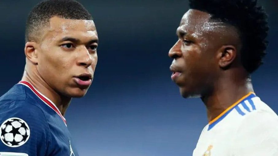 Mbappé e Vini Jr devem jogar juntos no Real Madrid