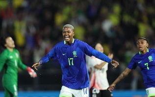 Com golaço de estreante, Brasil vence Japão de virada em amistoso