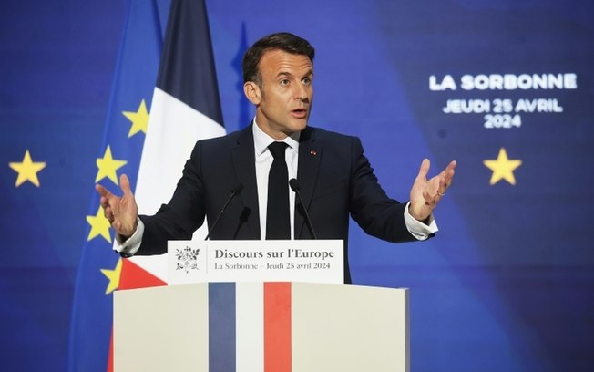 Macron declarou que a Europa precisa recuperar sua autonomia