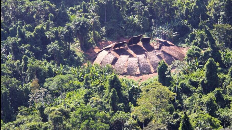 Aldeia dos Yanomami, em Roraima