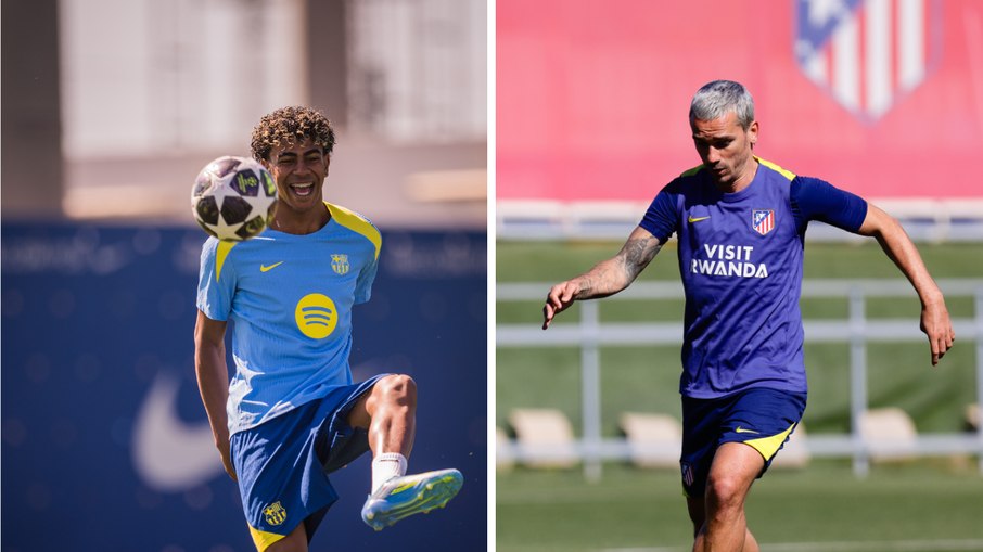 Yamal e Griezmann fazem duelo de peso em Barcelona x Atlético de Madrid Yamal e Griezmann fazem duelo de peso em Barcelona x Atlético de Madrid