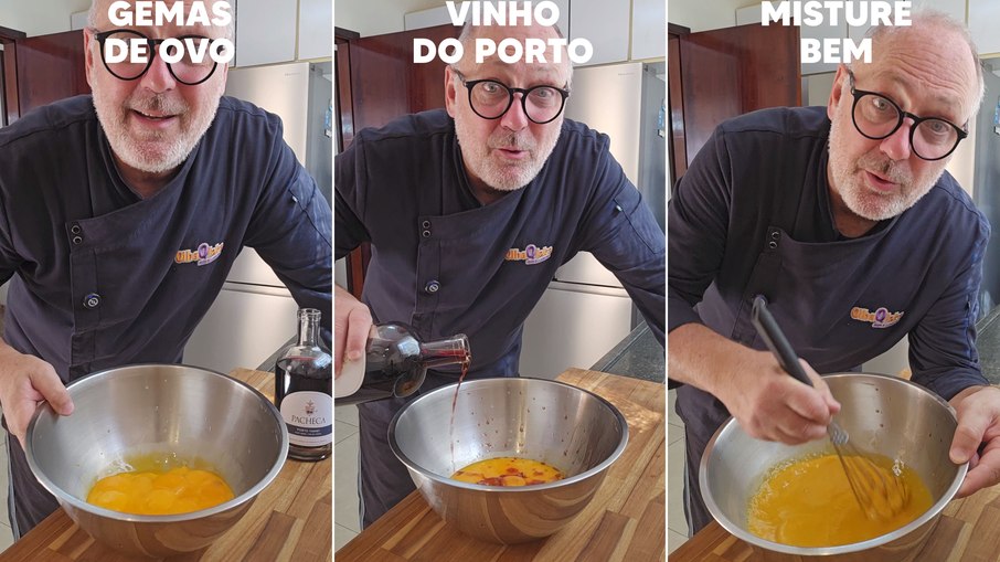 Segunda etapa do pudim