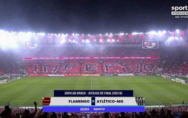 Torcedores rivais tiram sarro de mosaico do Flamengo: 'Horroroso'