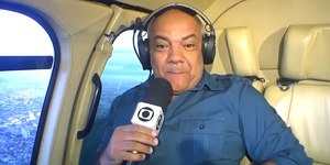 Ventos de 70 km/h impedem helicóptero da Globo de levantar voo